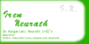 iren meurath business card